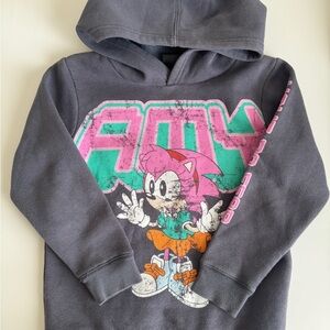 Kid’s sonic the hedgehog Amy sweatshirt hoodie size 6